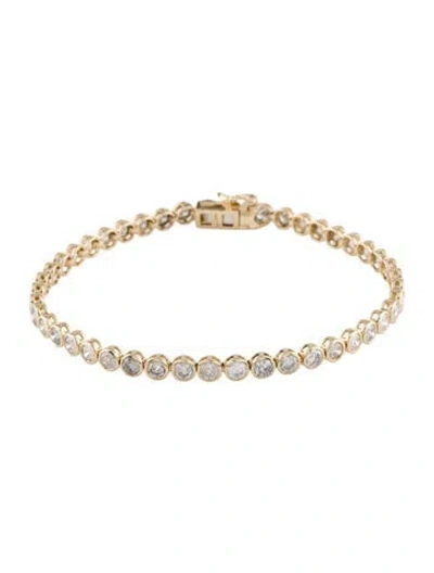 Pre-owned Bracelet 14k 5.00ctw Diamond Tennis , 7.25" In Multi