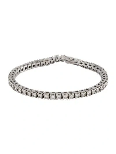 Pre-owned Bracelet 14k 5.00ctw Diamond Tennis Link , 6.75" In Multi