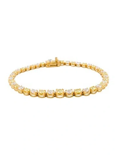 Pre-owned Bracelet 14k 5.00ctw Lab-grown Diamond , 6.5" In Multi