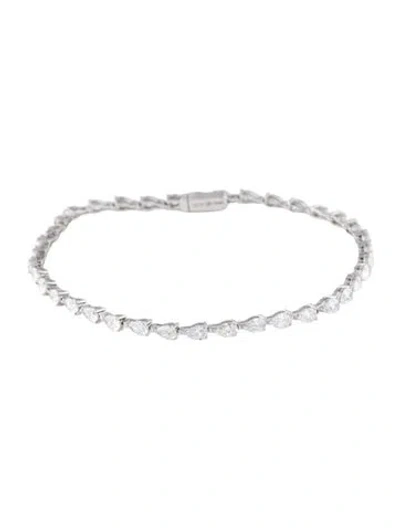 Pre-owned Bracelet 14k 5.00ctw Lab-grown Diamond Link , 7.75" In Multi