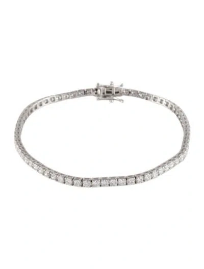 Pre-owned Bracelet 14k 5.00ctw Lab-grown Diamond Link , 8" In Multi
