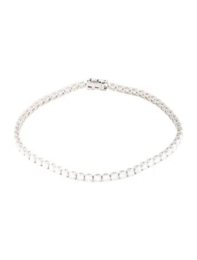 Pre-owned Bracelet 14k 5.00ctw Lab-grown Diamond Tennis , 6.75" In Multi