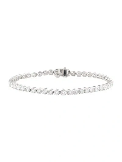 Pre-owned Bracelet 14k 5.00ctw Lab-grown Diamond Tennis , 7" In Multi