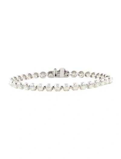 Pre-owned Bracelet 14k 5.12ctw Diamond Tennis , 7" In Multi