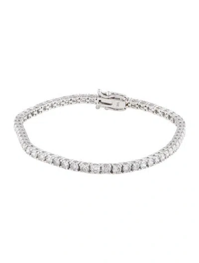 Pre-owned Bracelet 14k 5.23ctw Diamond Link , 7" In Multi