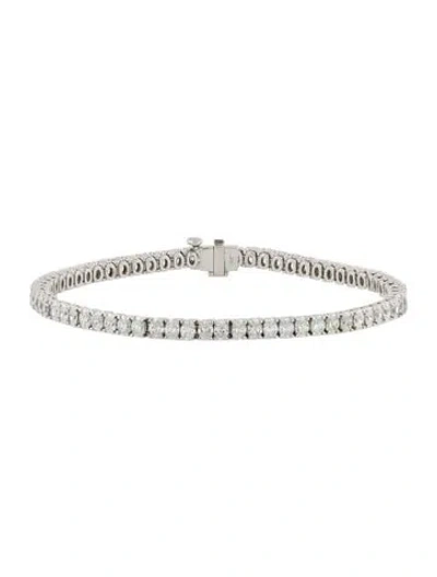 Pre-owned Bracelet 14k 5.36ctw. Diamond Tennis  In Multi