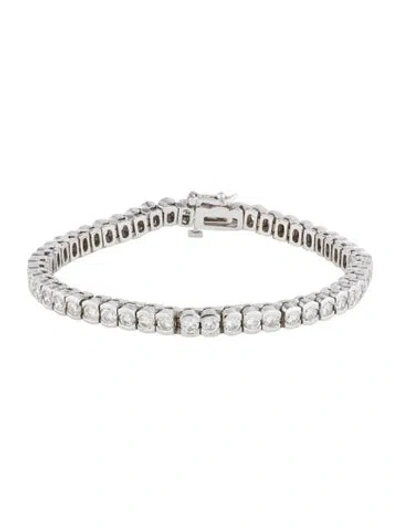 Pre-owned Bracelet 14k 5.61ctw Diamond Tennis , 7" In Multi