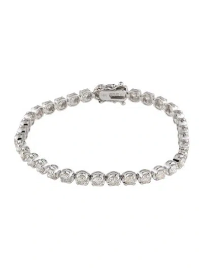 Pre-owned Bracelet 14k 6.00ctw Diamond , 6.5" In Multi