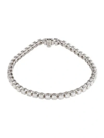 Pre-owned Bracelet 14k 6.00ctw Diamond Tennis , 7.5" In Multi
