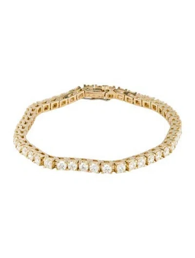 Pre-owned Bracelet 14k 6.07ctw Diamond Tennis , 6.75" In Multi