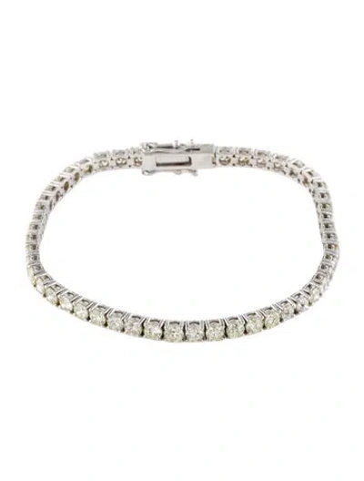 Pre-owned Bracelet 14k 6.12ctw Diamond Tennis , 7" In Multi