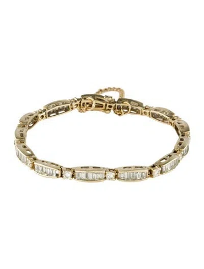 Pre-owned Bracelet 14k 6.24ctw Diamond Tennis , 7" In Multi