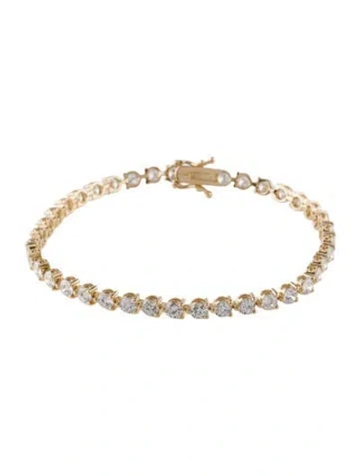 Pre-owned Bracelet 14k 6.25ctw Lab-grown Diamond Tennis , 7" In Multi