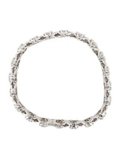Pre-owned Bracelet 14k 6.30ctw Diamond Link , 7.25" In Multi