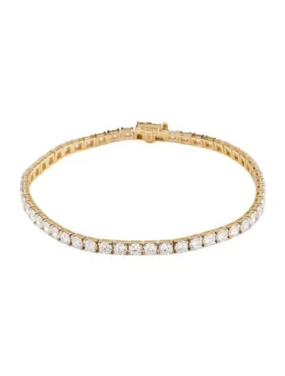Pre-owned Bracelet 14k 6.36ctw Lab- Grown Diamond Tennis , 7.25" In Multi