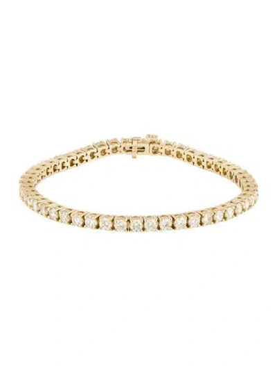 Pre-owned Bracelet 14k 6.50ctw Diamond Tennis Link , 7" In Multi