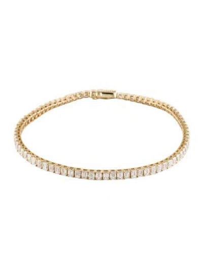 Pre-owned Bracelet 14k 6.67ctw Lab-grown Diamond , 7.25" In Multi
