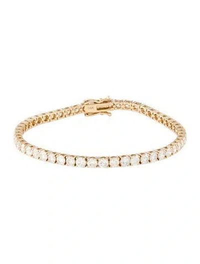 Pre-owned Bracelet 14k 7.00ctw Diamond Tennis , 7" In Multi
