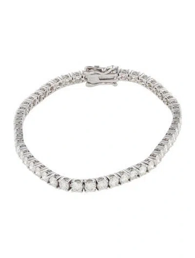 Pre-owned Bracelet 14k 7.00ctw Diamond Tennis , 7" In Multi
