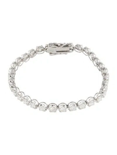 Pre-owned Bracelet 14k 7.00ctw Diamond Tennis , 7" In Multi