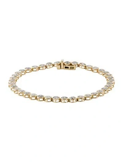 Pre-owned Bracelet 14k 7.00ctw Diamond Tennis , 7" In Multi