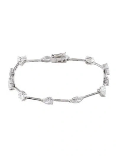 Pre-owned Bracelet 14k 7.00ctw Lab-grown Diamond Link , 7" In Multi