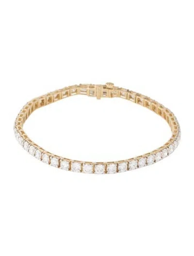 Pre-owned Bracelet 14k 7.00ctw Lab-grown Diamond Tennis , 7" In Multi