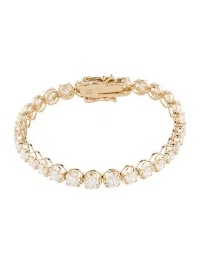 Pre-owned Bracelet 14k 7.50ctw Diamond Tennis , 6.5" In Multi