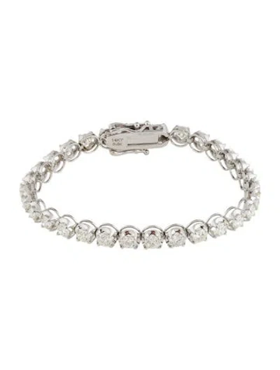 Pre-owned Bracelet 14k 7.50ctw Diamond Tennis , 6.5" In Multi