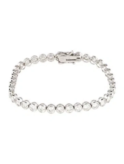 Pre-owned Bracelet 14k 7.50ctw Diamond Tennis , 7" In Multi