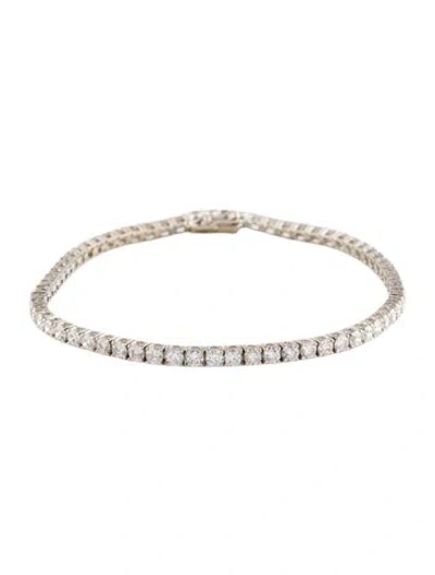 Pre-owned Bracelet 14k 7.50ctw Diamond Tennis , 8" In Multi