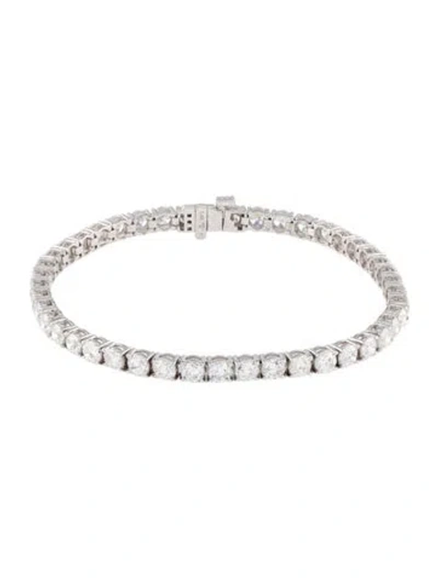Pre-owned Bracelet 14k 7.60ctw Diamond Tennis , 7" In Multi
