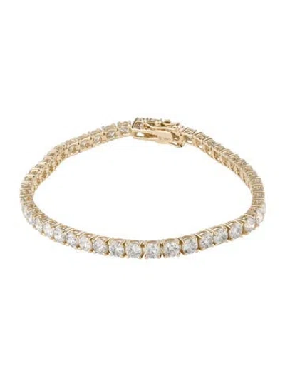 Pre-owned Bracelet 14k 8.00ctw Diamond Link , 7" In Multi