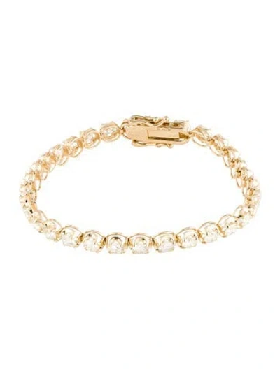 Pre-owned Bracelet 14k 8.00ctw Diamond Tennis , 7" In Multi