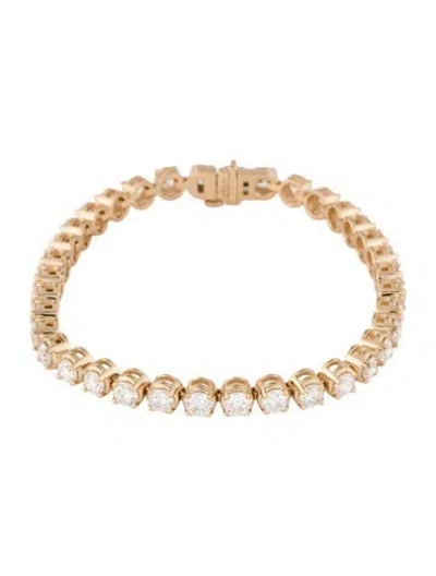 Pre-owned Bracelet 14k 8.00ctw Lab-grown Diamond, 7" In Multi