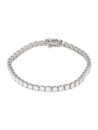 Pre-owned Bracelet 14k 8.00ctw Lab-grown Diamond Tennis , 7" In Multi