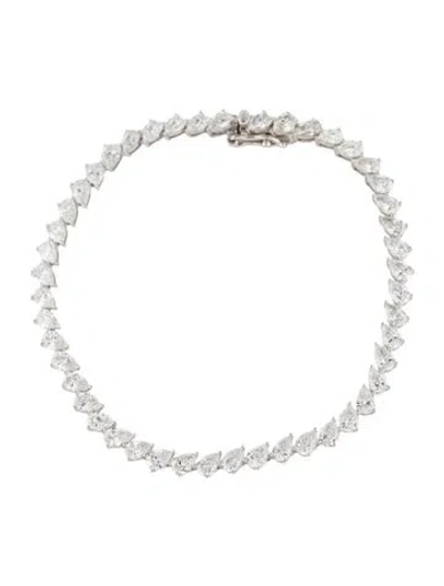 Pre-owned Bracelet 14k 8.00ctw Lab-grown Diamond Tennis , 7.5" In Multi