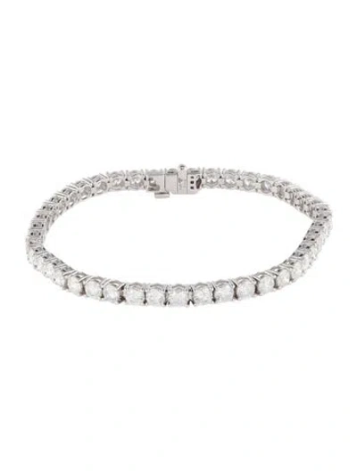 Pre-owned Bracelet 14k 8.01ctw Diamond Tennis , 7" In Multi