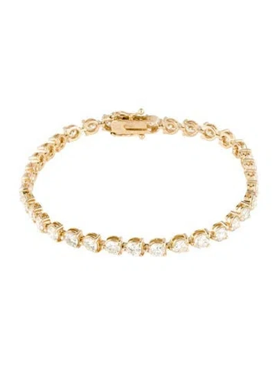 Pre-owned Bracelet 14k 8.50ctw Diamond Tennis , 7" In Multi