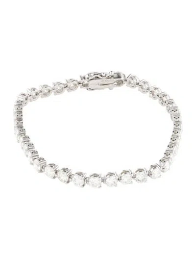 Pre-owned Bracelet 14k 8.50ctw Diamond Tennis , 7" In Multi