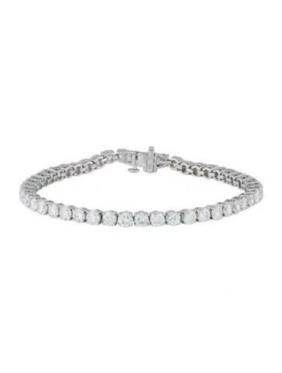 Pre-owned Bracelet 14k 8.50ctw Diamond Tennis , 7" In Multi