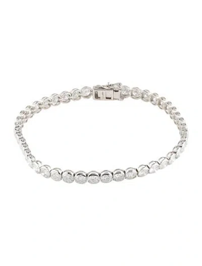 Pre-owned Bracelet 14k 8.70ctw Diamond Link , 7.25" In Multi