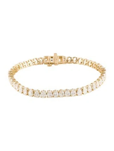 Pre-owned Bracelet 14k 8.74ctw Lab-grown Diamond , 6.5" In Multi