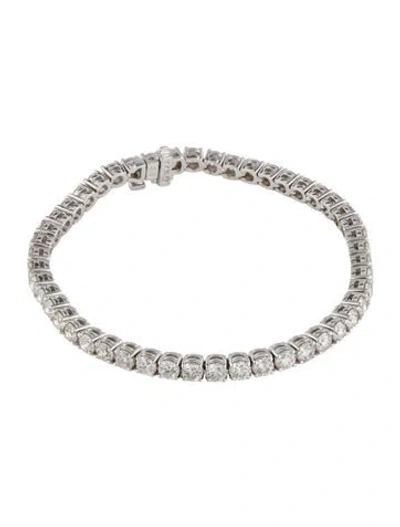 Pre-owned Bracelet 14k 8.86ctw 14k Diamond Tennis , 7" In Multi