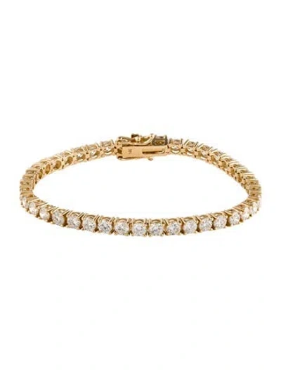Pre-owned Bracelet 14k 8.92ctw Diamond Link , 7" In Multi
