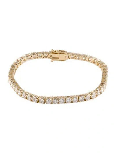 Pre-owned Bracelet 14k 8.93ctw Diamond Link , 7" In Multi