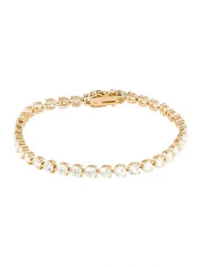 Pre-owned Bracelet 14k 9.00ctw Diamond Tennis , 7" In Multi