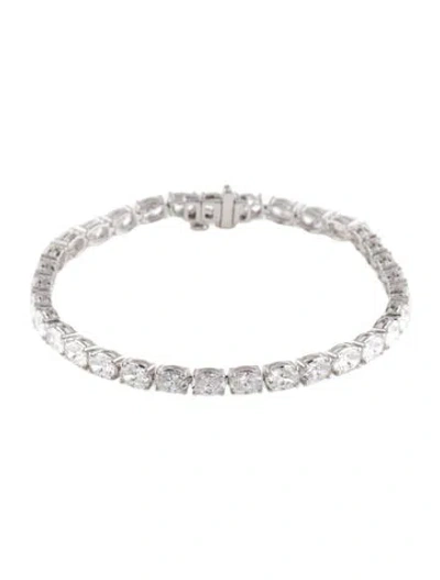 Pre-owned Bracelet 14k 9.00ctw Lab-grown Diamond Tennis , 6.5" In Multi