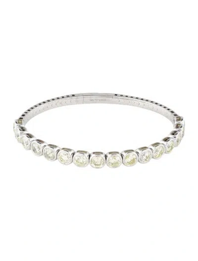 Pre-owned Bracelet 14k 9.05ctw Diamond Bangle , 7" In Multi