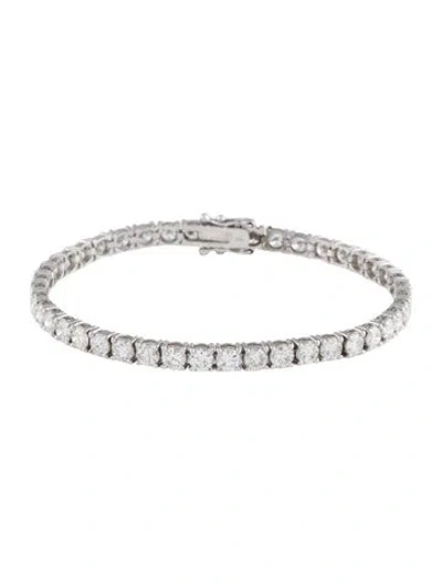 Pre-owned Bracelet 14k 9.12ctw Diamond Link  In Multi